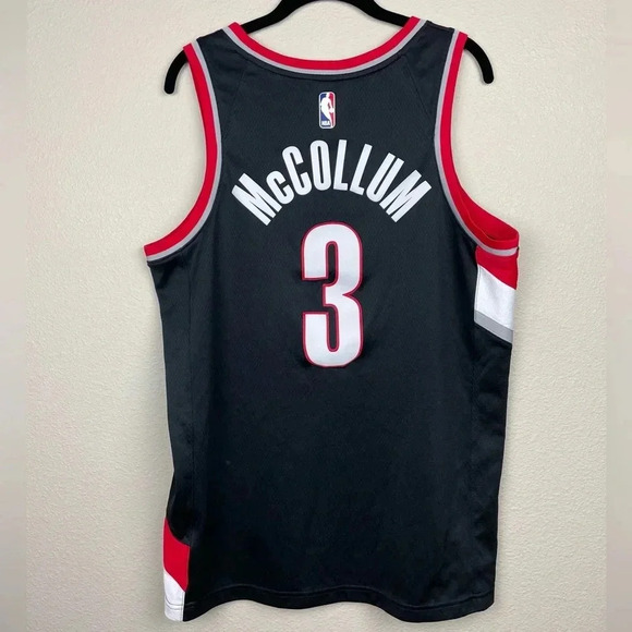 Nike Dri-Fit Men’s Large Portland Trailblazers Basketball Swingman Jersey McColl - Picture 9 of 11